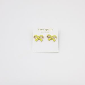Kate Spade Yellow Bow Earrings
